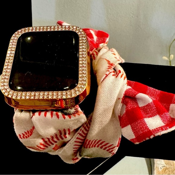 🇺🇸⚾️ Apple Watch Bands: Baseballs and Red Gingham ⚾️🇺🇸 - Picture 3 of 5